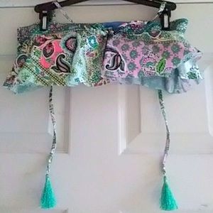 Women's paisley bikini top